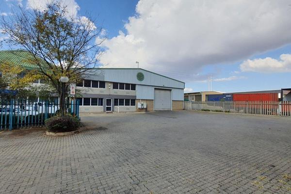 This well-maintained 1,584m2 industrial warehouse is available to let in a secure ...