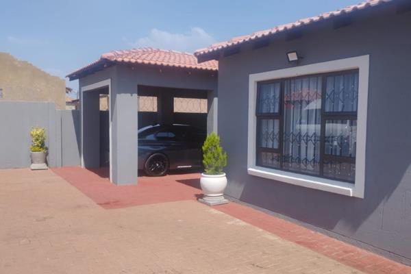 3bedroom house consists of open plan kitchen and dining area, main bedroom with built-in wardrobe, 1 bathroom ,the house have some ...