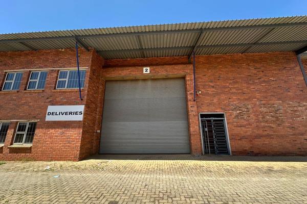 Prime Industrial Warehouse in a secure industrial park in Boksburg Hughes

This 2469 m2 ...