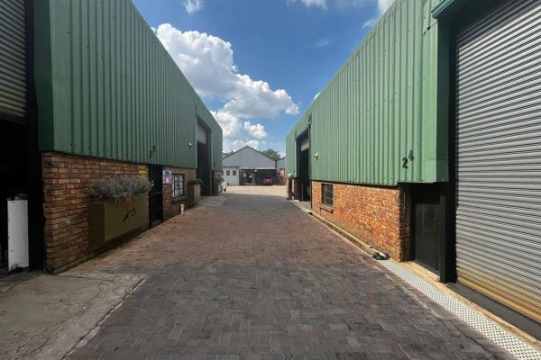 This neat 110m2 factory is available immediately to let in a secure industrial park in ...