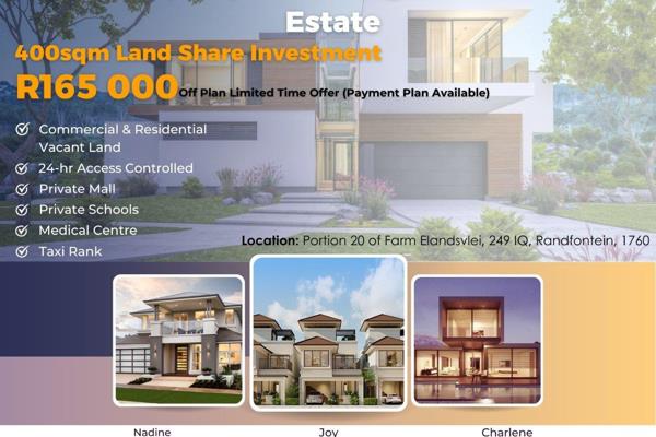 Are you looking to invest in prime real estate with massive growth potential? Look no further!

We are offering 400 square meters of ...