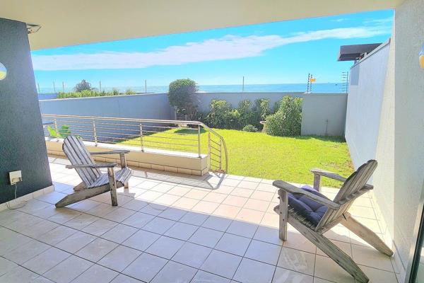 This Modern Spacious Garden 3 bedroomed apartment has Sea Views from the main bedroom, kitchen, lounge and dining area flowing out onto ...