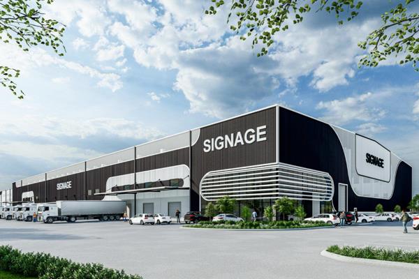 This brand-new warehouse, set to be completed by August 2025, is currently under ...