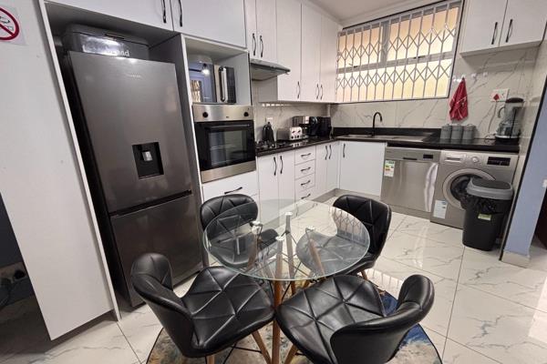 Beautiful modern 1.5 bedroom fully furnished apartment across the road from Ballito Main Beach.  One bathroom with open plan kitchen ...