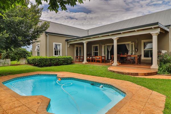 Situated in the secure River Goose Estate, this well-designed home offers a peaceful setting on the edge of the Umgeni River. With ...