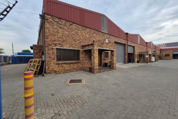 This very neat 350m2 Factory is available immediately To Let in a safe and secure park ...