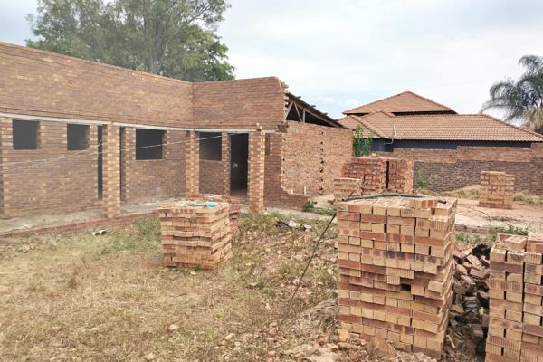 Property  consisting of 8 apartments for sale in Eersterust, the project is not completed. Each unit consist of 1 bed,  shower and ...