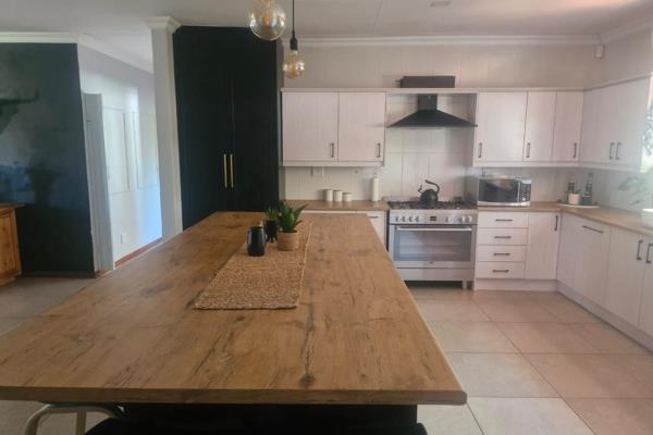 Spacious 4-bed, 2-bath with an open-concept layout kitchen, dining room, braai are and lounge perfect for entertaining guests. 
Enjoy ...