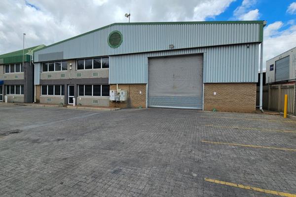 This warehouse is securely located within a busy industrial and commercial business park in the heart of Isando, offering strict 24/7 ...