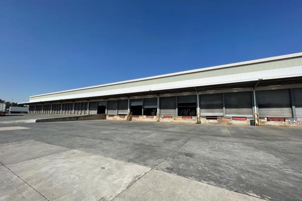 15,442sqm warehouse to let in Bartlett at R1,003,730.00pm ex VAT and utilities. Note this is a net rental.

This exceptional logistics ...