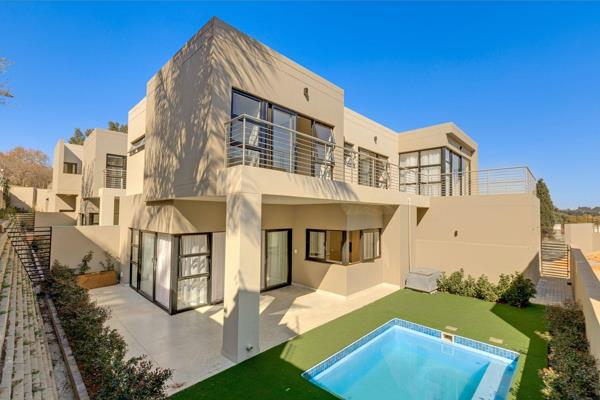 Tucked away in the heart of the exclusive Bryanston area, this modern 3-bedroom cluster home offers an unparalleled living experience ...