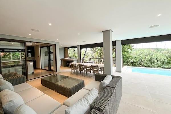 Luxury Living Redefined – A Masterpiece in Zimbali Coastal Resort

This architecturally designed 5-bedroom, 6-bathroom home is the ...