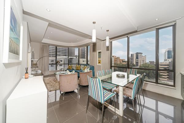 Luxurious 1-Bedroom Corner Unit on the 6th Floor of Sandton Skye

Experience urban sophistication in this fully furnished 1-bedroom ...