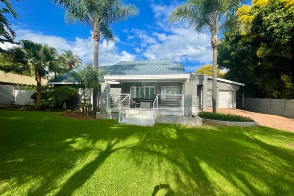 Neat with white aluminium window frames and doors, modern kitchen with gas hob and separate scullery.  The living areas flows from the ...