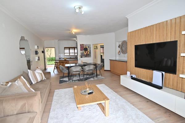 This spacious garden apartment in the sought-after Eaton Terrance, Bryanston opposite ...