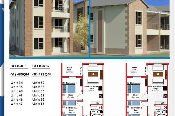 Unit 50, 53, 56, 59, 62, 65 - 2 Bed, 1 Bath, 49 SQM
This secure estate is close to all amenities which includes two primary schools, a ...