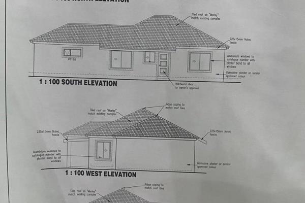 Vacant Land Available in Anistemi Retirement Village 
Building plans for a 3 -Bedroom, 2 Bathrooms, Lounge, Patio, 2 Garages already ...