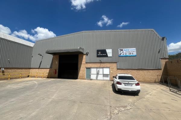 This 1,227sqm warehouse is situated in the highly sought-after Corporate Park South in Midrand, offering excellent highway exposure. Located within a safe and secure estate, the property benefits from 24/7 security and a ...