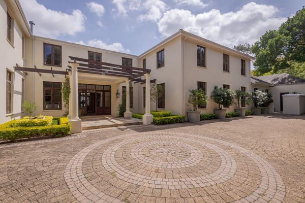 The ideal Ambassadorial Residence - this wonderfully classic Upper Constantia home, situated in the most idyllic setting, boasts ...