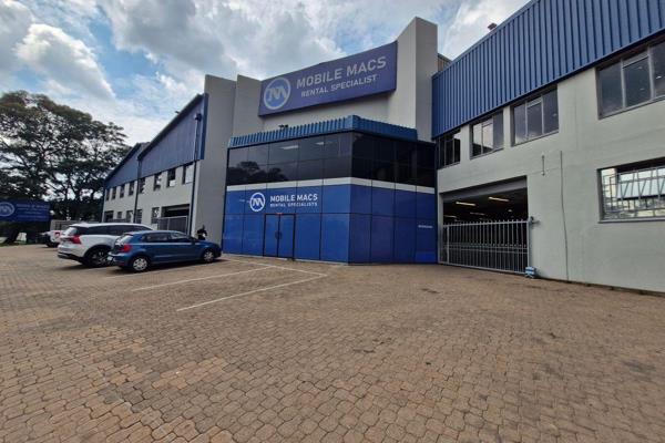 This double-story warehouse in Wynberg, Sandton, offers a well-designed industrial space ...