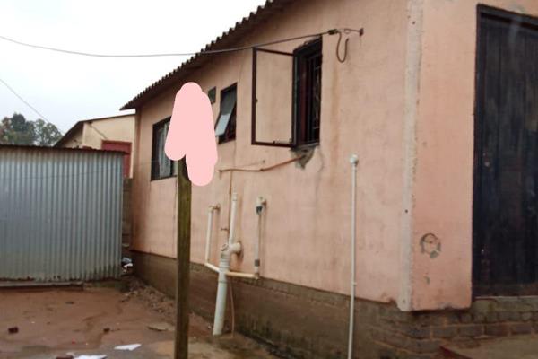 1 bedroom rdp house for sale in kaalfontein with kitchen dining bathroom and toilet in a secured yard with 2 outside rooms, with title ...