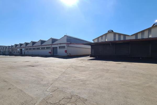 This neat 4280m2 Industrial warehouse is available To Let in a safe and secure park in ...