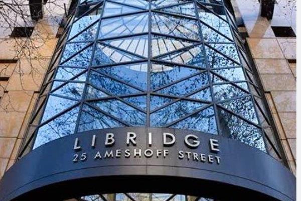 The Libridge Building, located at 25 Ameshoff Street in Braamfontein, Johannesburg, is a ...