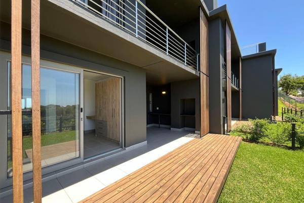Modern garden apartment in Simbithi Verve. This two-bedroom unit features a modern ...