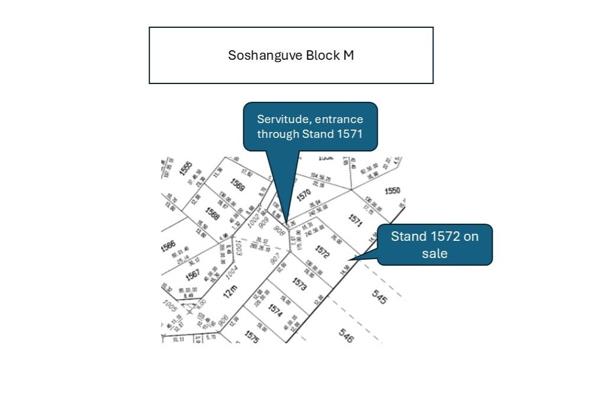 Vacant land for sale in Soshanguve, if awaiting to build your own home, the land is available and in a very secured area of ...