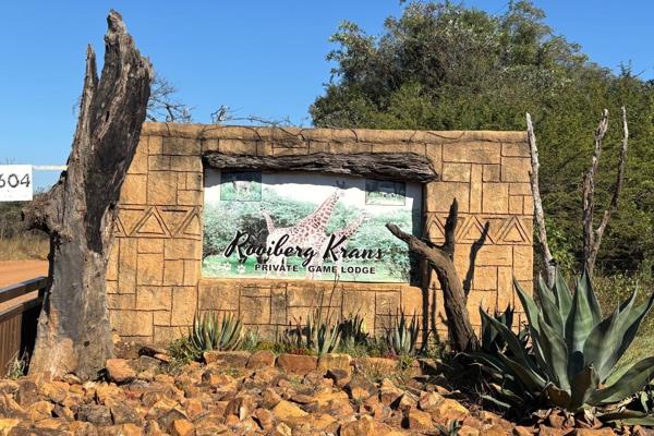 Nestled in the heart of the sought-after Rooibergkrans Private Game Reserve, this ...