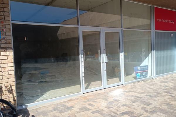 Shop to let in a retail park with a good foot count.