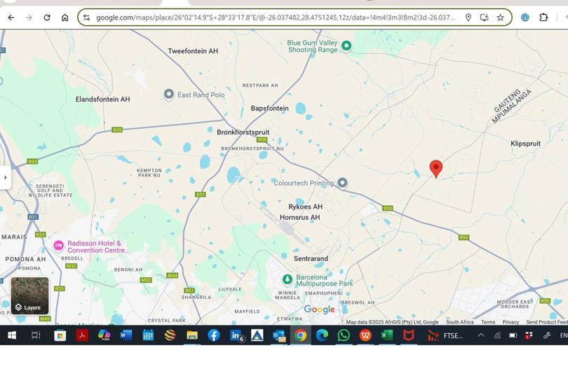 Farm for sale in Bapsfontein - P24-115823233