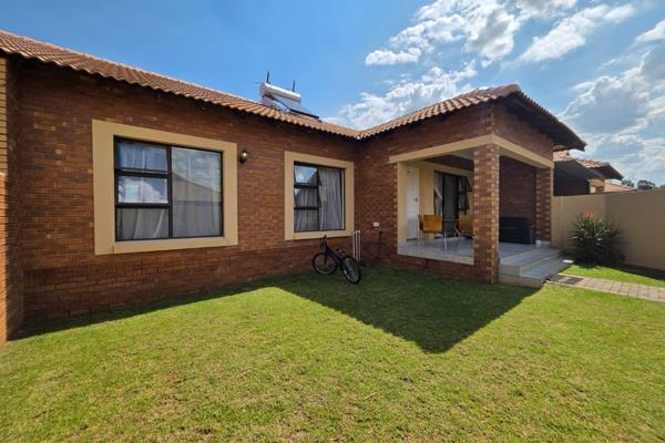 This beautiful 3-bedroom cluster home offers comfortable, low-maintenance living in a secure and well-designed setting.

All three bedrooms are spacious and fully fitted with built-in cupboards. The main bedroom features a ...
