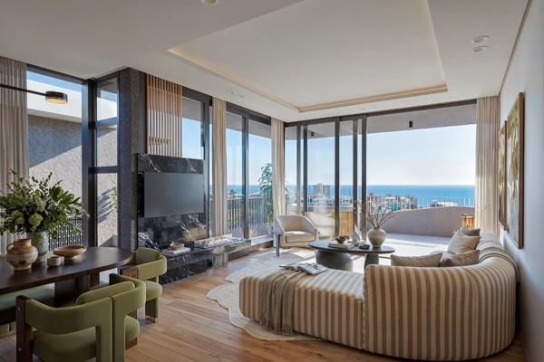 Positioned on the coveted north-west corner of The Sea Point, this three-bedroom ...