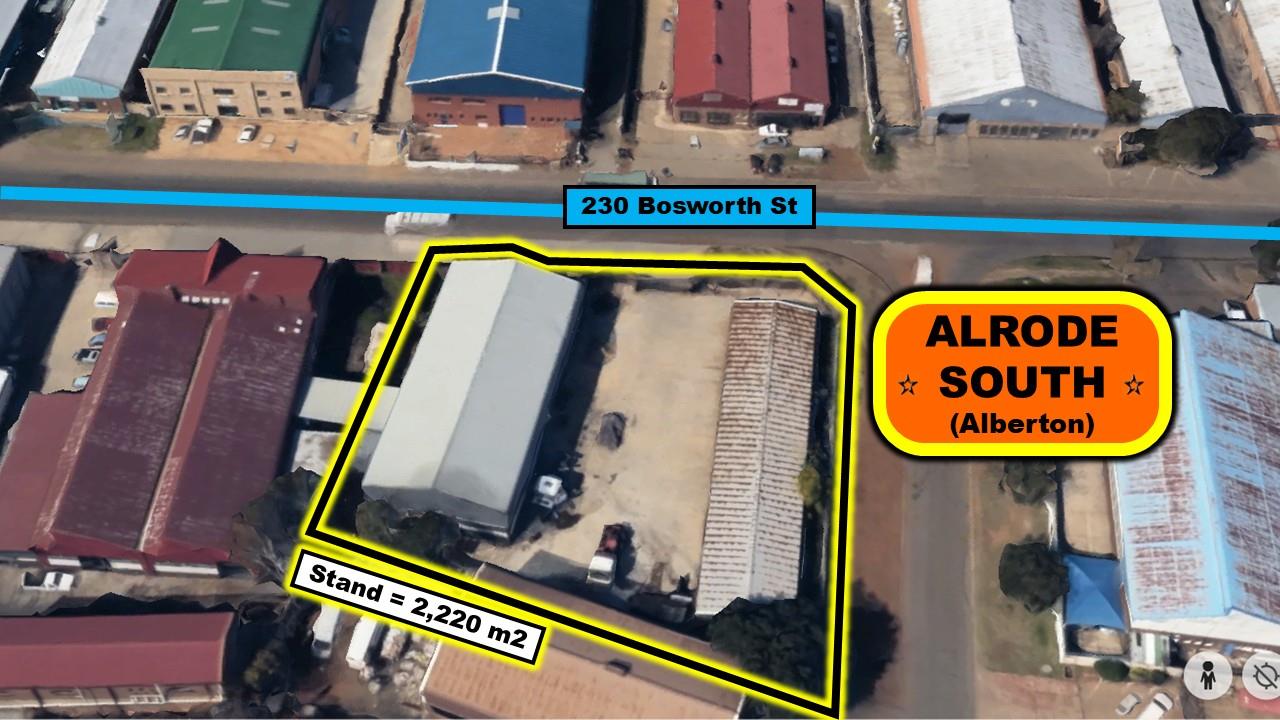 Commercial property for sale in Alrode South - 13 Bosworth Street - Alberton