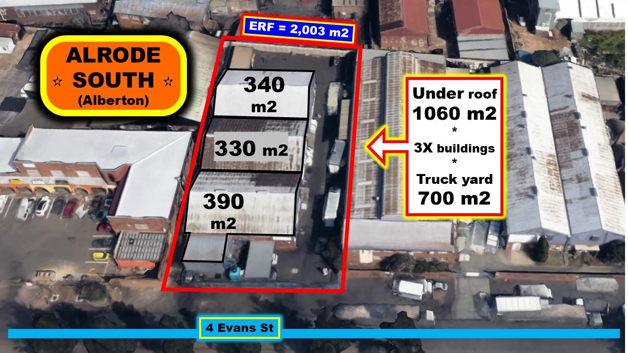 Industrial property for sale in Alrode South - 4 Evans Street - Alberton