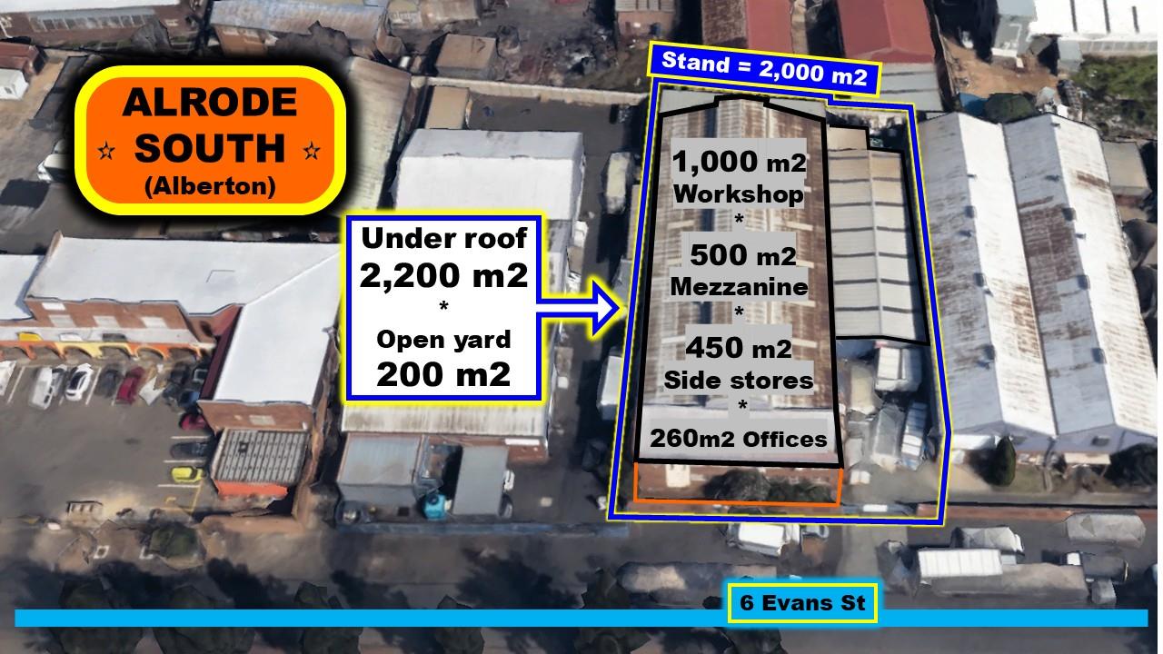 Industrial property for sale in Alrode South - 6 Evans Street - Alberton