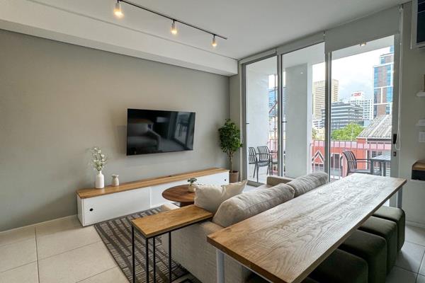 Positioned in the heart of vibrant De Waterkant, this stylish lock-up-and-go apartment ...